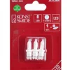 3 Ampoule Led De Rechange Pour Guirlandes Electriques 3V, 0,06W