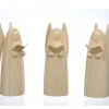 3 Anges En Bois Pour Crèche De Noël, 12 Cm