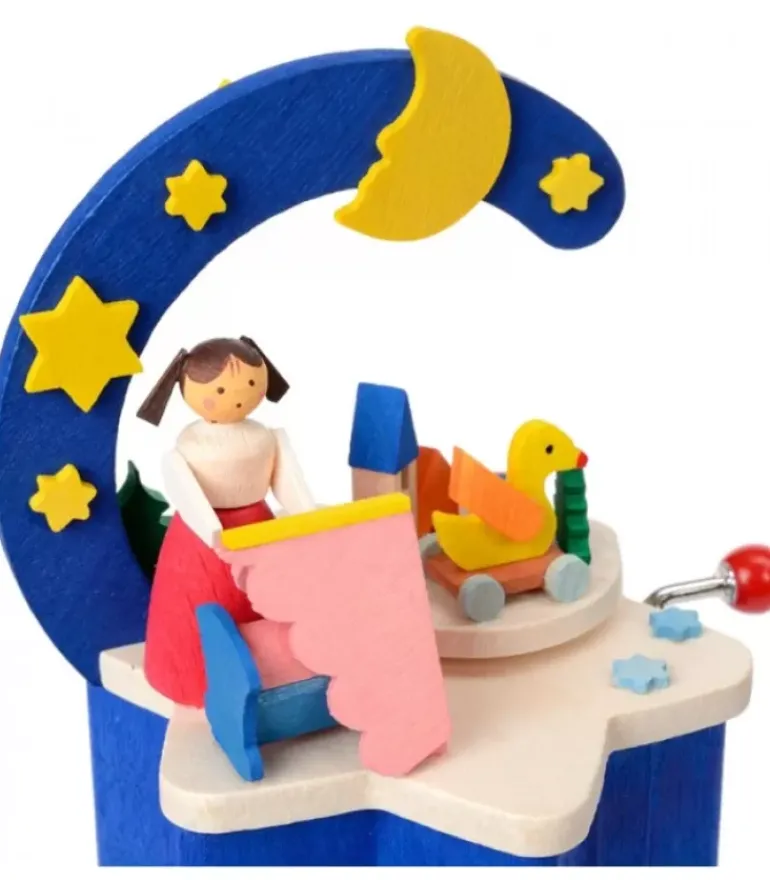 Boite A Musique A Manivelle Bleu, Chambre D'Enfant