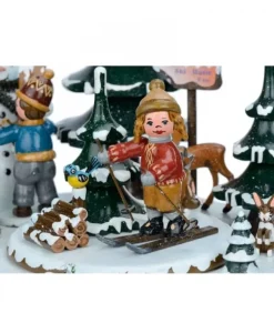 Boite A Musique Noël, Jeux D'Enfants Dans LÀ Neige