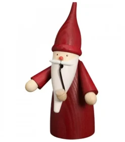 Bonhomme Fumeur Père Noël Manteau Rouge