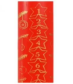 Bougie De L'Avent Graduee, 25 Cm