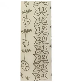 Bougie De L'Avent Graduee, 25 Cm