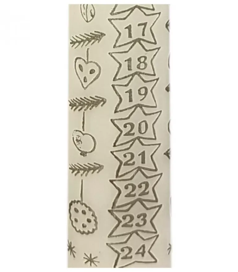 Bougie De L'Avent Graduee, 25 Cm