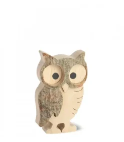 Chouette Hulotte En Bois, 6 Cm