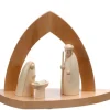 Crèche Design En Bois En Forme D'Arche