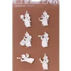 Décorations Pour Sapin 6 Mini Anges Pendentifs