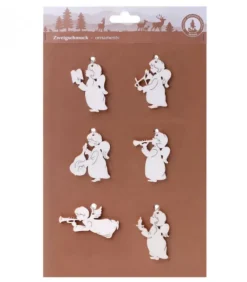 Décorations Pour Sapin 6 Mini Anges Pendentifs