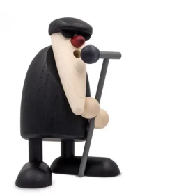 Figurine Jazz, Chanteur Devant Un Micro