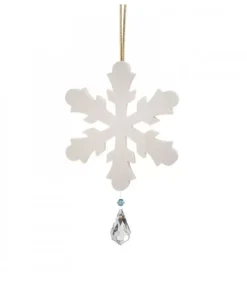 Flocon De Neige A Suspendre Avec Cristal Swarovski N° 1