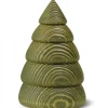 Grand Sapin De Noël En Bois Design, 14 Cm, Vert