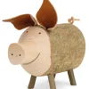 Gros Cochon En Bois, 9 Cm