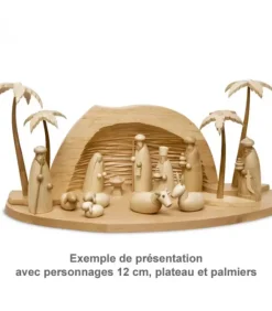 Grotte Pour Crèche De Noël En Bois D'Aulne, 39 Cm