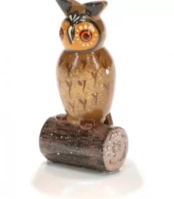 Hibou, Village De Noël Miniature