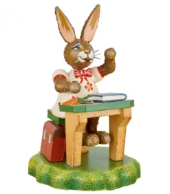 Lapin De Paques En Bois Ecolier Assidu