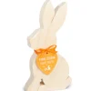 Lapin En Bois Naturel, 15 Cm