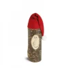 Lutin Père Noël En Bois Avec Bonnet Rouge, 8 Cm