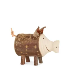 Petit Cochon En Bois, 3 Cm