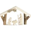 Petite Crèche De Noël Avec Nativite, 8 Cm
