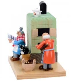 Poele Brule-Encens Grand-Père Et Grand-Mere