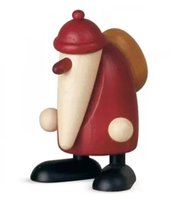 Père Noël Rouge Avec Hotte