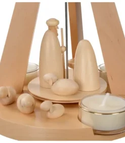 Pyramide De Noël Bois Au Design Moderne