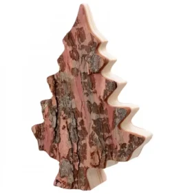 Sapin En Bois Déco En Ecorce 20 Cm