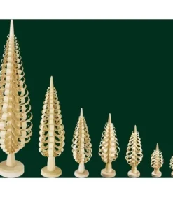 Sapin Noël Bois Sculpte, 16 Cm
